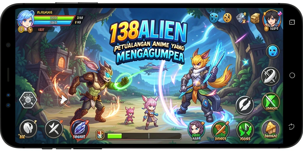 Screenshot gameplay 138ALIEN menampilkan aksi seru di dunia Anime.