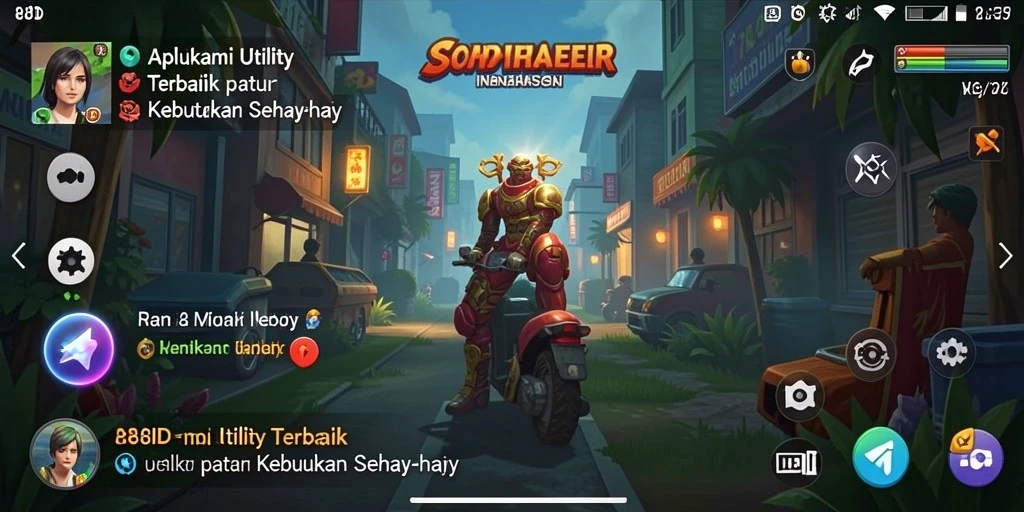 Tampilan utama aplikasi 88ID dengan fitur pengingat yang menarik.