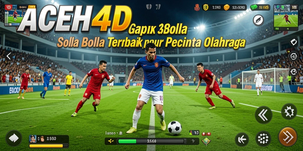 Tampilan gameplay seru di ACEH4D dengan aksi sepenuh lapangan.