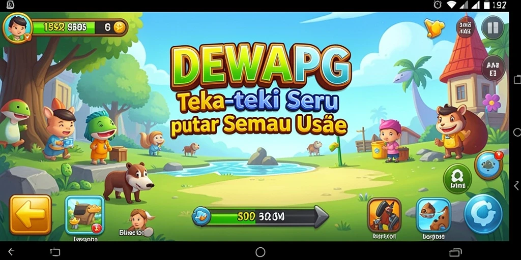 Tangkapan layar gameplay DEWAPG menampilkan serunya menyelesaikan teka-teki.