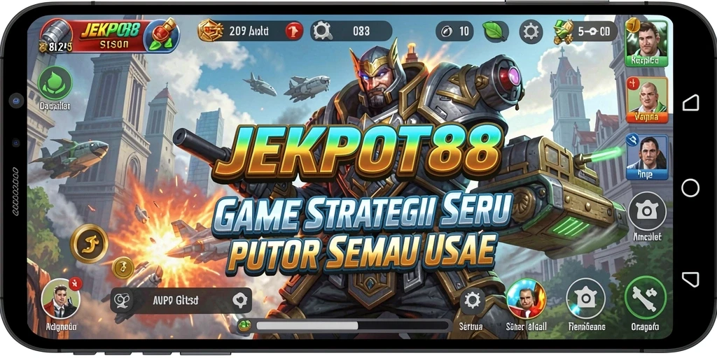 Tampilan seru gameplay strategi JEKPOT88 yang menantang.