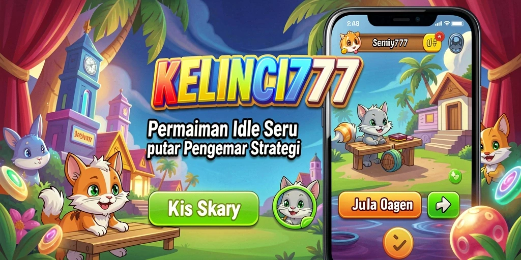 Screenshot utama KELINCI777 menampilkan gameplay seru dan kelinci yang lucu.
