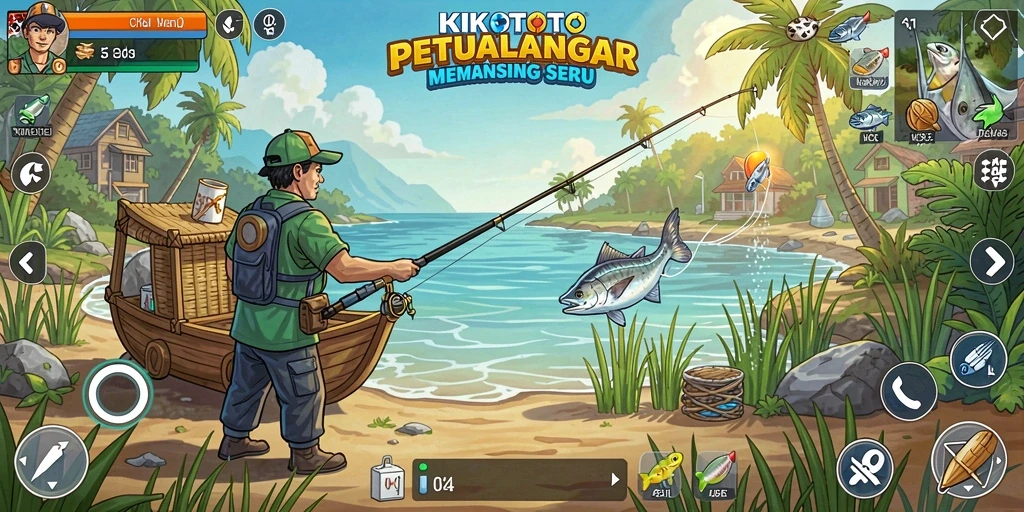 Tangkapan ikan besar dalam permainan KIKOTOTO yang memukau.
