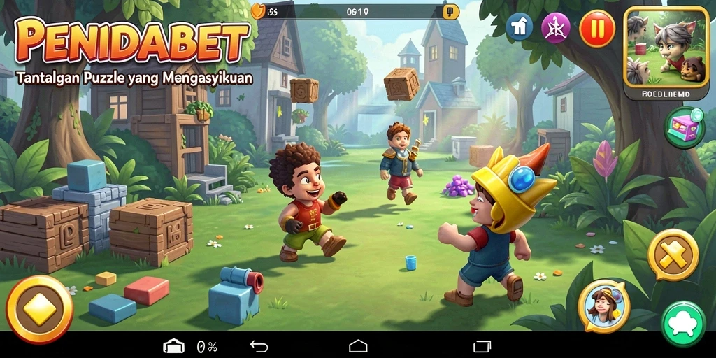 Tampilan screenshot PENIDABET menampilkan gameplay Puzzle yang menarik.