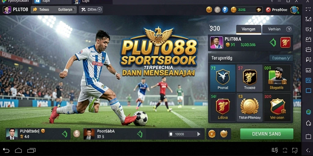 Tampilan menarik dari PLUTO88 dalam taruhan olahraga.