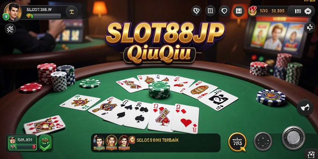Tampilan gameplay menarik dari SLOT88JP saat bermain QiuQiu.