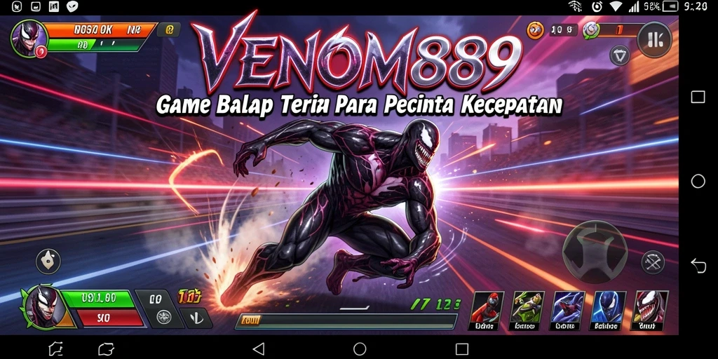 Tampilan mendebarkan dari balapan di VENOM889 yang penuh aksi.