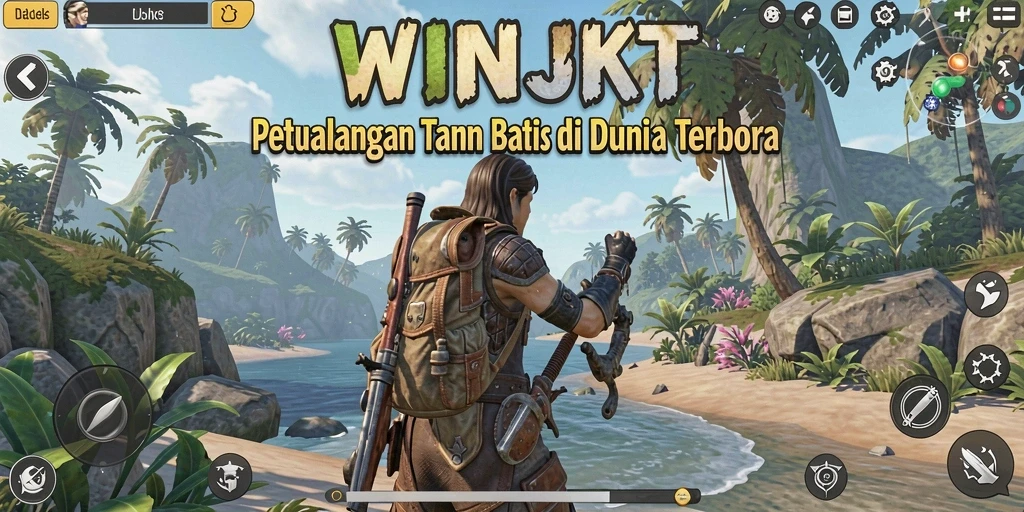 Tampilan menarik gameplay WINJKT di dunia terbuka.